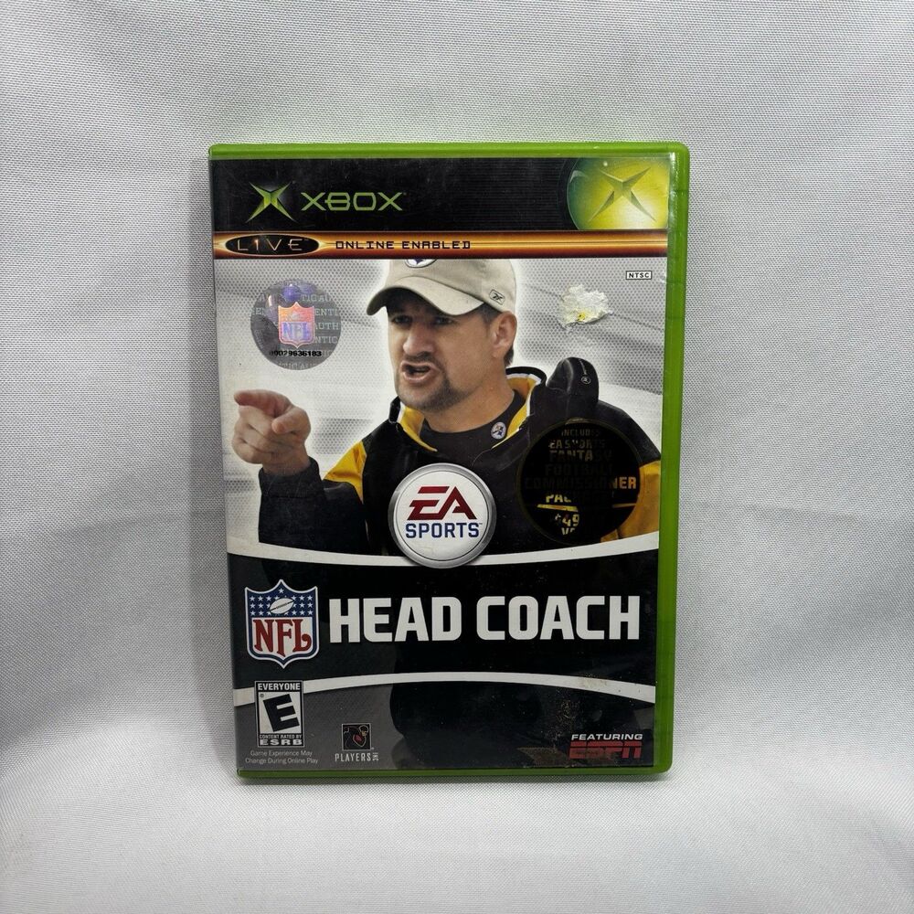 NFL Head Coach (Microsoft Xbox, 2006) COMPLETE CIB Tested